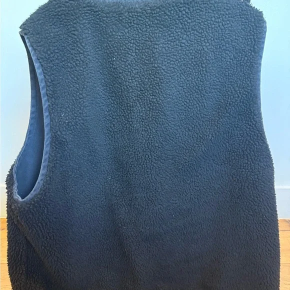 AllSaints Reversible Sherpa Fleece Vest (Sz XL) - Picture 2 of 4